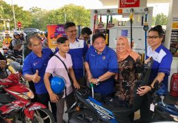 For using the Federal Territories Ministry as his own campaign machinery, including Ministry advertisements used to promote Barisan Nasional and Ministry events used as BN campaign events.