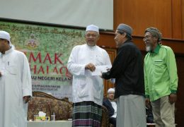 For repeatedly using Kelantan State Government machinery to hold PAS events, including giving religious leaders money in a hall covered with PAS flags with the Kelantan State Government logo on 16 April 2018 at the Pusat Tarbiyah Islamiyah Kelantan.